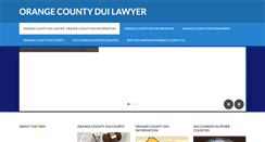 Desktop Screenshot of orangecountyduilawyer.com